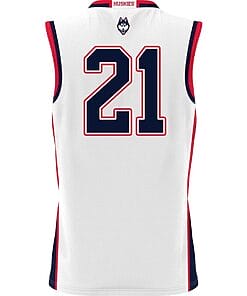 Alternative view of Adama Sanogo Jersey #21 UConn Huskies College Basketball No Name White