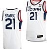 Adama Sanogo Jersey UConn Huskies College Basketball White Replica #21