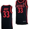 Aguek Arop Jersey #33 San Diego State Aztecs College Basketball Black