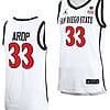 Aguek Arop Jersey #33 San Diego State Aztecs College Basketball Home White