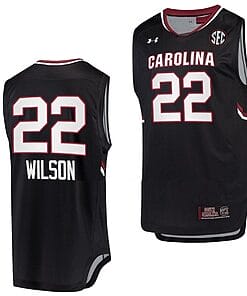 Aja Wilson Jersey #22 South Carolina Gamecocks Jersey College Basketball Black