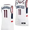 Alex Karaban Jersey UConn Huskies College Basketball Alumni White #11