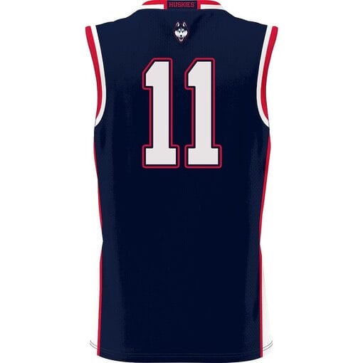 Alex Karaban Jersey #11 UConn Huskies College Basketball No Name Navy - Image 2