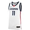 Alex Karaban Jersey #11 UConn Huskies College Basketball No Name White
