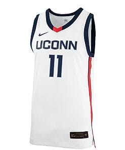 Alex Karaban Jersey #11 UConn Huskies College Basketball No Name White