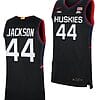 Andre Jackson Jr Jersey #44 UConn Huskies College Basketball Limited Black