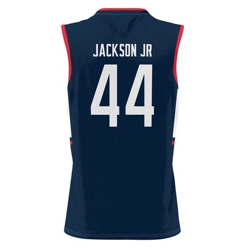 Andre Jackson Jr Jersey #44 UConn Huskies College Basketball Navy - Image 2
