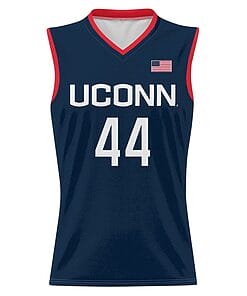 Andre Jackson Jr Jersey #44 UConn Huskies College Basketball Navy