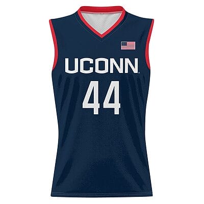 Andre Jackson Jr Jersey #44 UConn Huskies College Basketball Navy