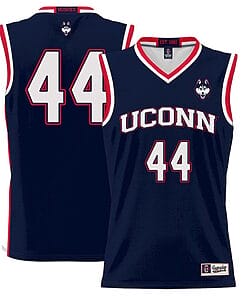 Andre Jackson Jr Jersey #44 UConn Huskies College Basketball No Name Navy