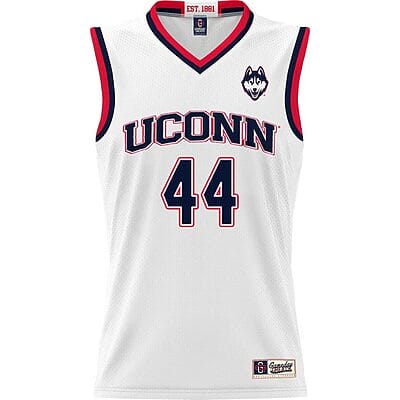 Andre Jackson Jr Jersey #44 UConn Huskies College Basketball White