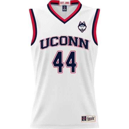 Andre Jackson Jr Jersey #44 UConn Huskies College Basketball White