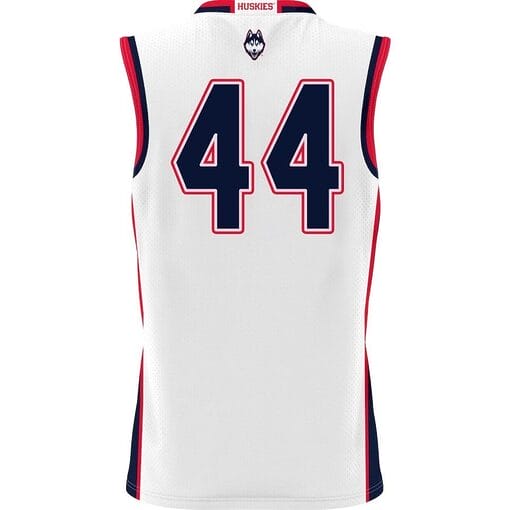 Andre Jackson Jr Jersey #44 UConn Huskies College Basketball White - Image 2