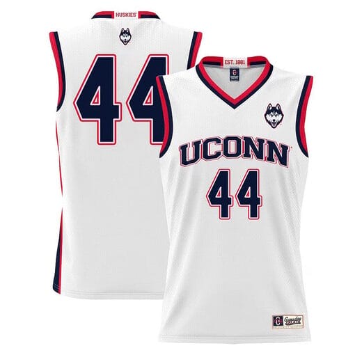 Andre Jackson Jr Jersey #44 UConn Huskies College Basketball White - Image 3
