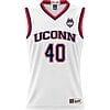Andre Johnson Jr Jersey #40 UConn Huskies College Basketball White
