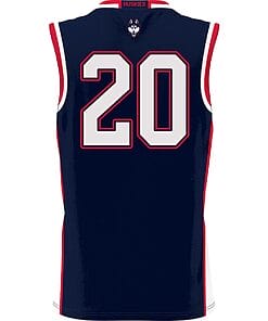 Alternative view of Andrew Hurley Jersey #20 UConn Huskies College Basketball No Name Navy