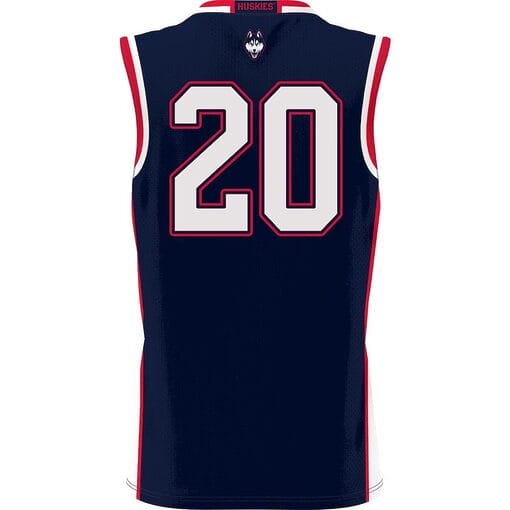 Andrew Hurley Jersey #20 UConn Huskies College Basketball No Name Navy - Image 2