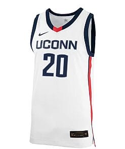 Andrew Hurley Jersey #20 UConn Huskies College Basketball No Name White