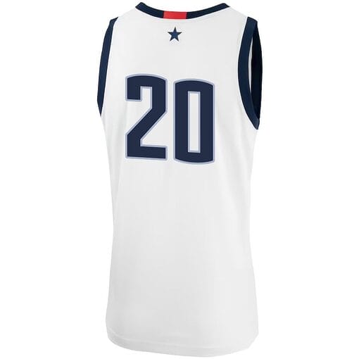 Andrew Hurley Jersey #20 UConn Huskies College Basketball No Name White - Image 2