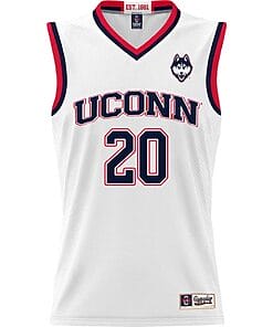 Andrew Hurley Jersey #20 UConn Huskies College Basketball White