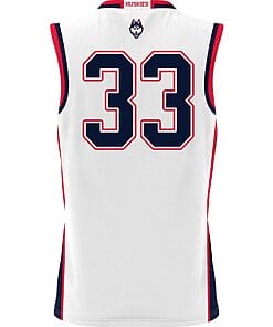Apostolos Roumoglou Jersey UConn Huskies College Basketball White 331 2