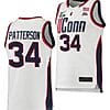 Ayanna Patterson Jersey UConn Huskies College Basketball White Replica #34