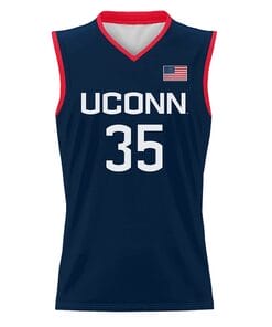 Azzi Fudd Jersey #35 UConn Huskies College Basketball Navy