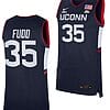 Azzi Fudd Jersey UConn Huskies College Basketball Navy Replica #35