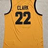 Caitlin Clark Jersey #22 Iowa Hawkeyes College Basketball Stitched Yellow