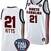 Chloe Kitts Jersey #21 South Carolina Gamecocks Basketball 2024 NCAA March Madness Final Four White