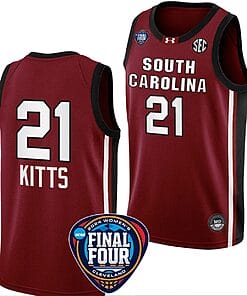 Chloe Kitts Jersey #21 South Carolina Gamecocks Basketball 2024 NCAA March Madness Final Four Garnet