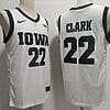 Caitlin Clark Jersey #22 Iowa Hawkeyes Ncaa College Basketball White