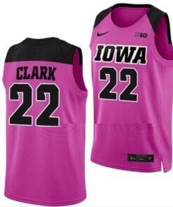 Caitlin Clark Jersey #22 Iowa Hawkeyes College Basketball Pink
