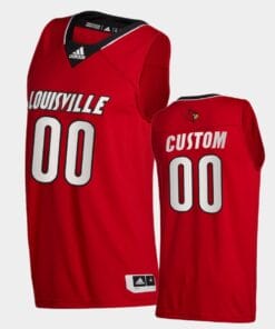 Custom Louisville Cardinals Jersey Name Number Red College Basketball Swingman Jersey