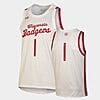 Custom Name Number Wisconsin Badgers White Throwback College Basketball Jersey1