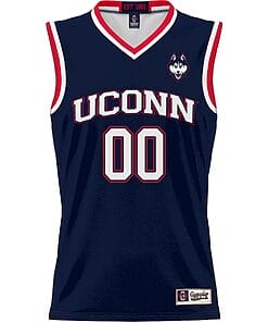 Custom UConn Huskies Jersey Name And Number College Basketball Navy