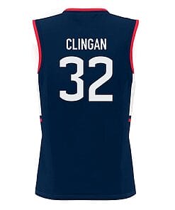 Donovan Clingan Jersey UConn Huskies College Basketball Navy 321