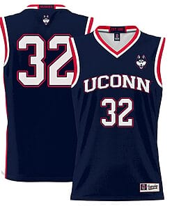 Donovan Clingan Jersey #32 UConn Huskies College Basketball No Name Navy
