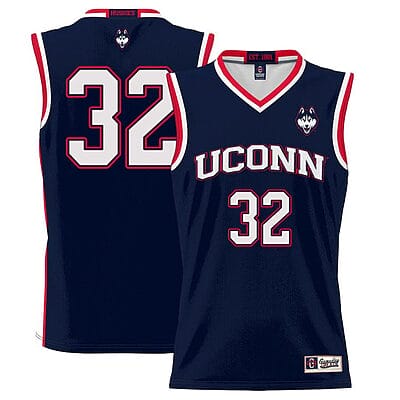 Donovan Clingan Jersey #32 UConn Huskies College Basketball No Name Navy