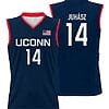 Dorka Juhasz Jersey #14 UConn Huskies College Basketball Navy