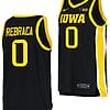 Filip Rebraca Jersey #0 Iowa Hawkeyes College Basketball Black