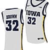 Fred Brown Jersey #32 Iowa Hawkeyes College Basketball White