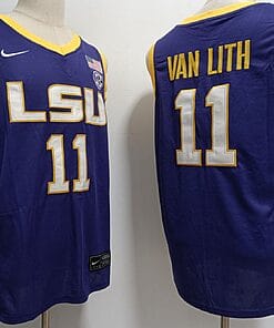 Hailey Van Lith Jersey #11 Lsu Tigers College Basketball Stitched Purple