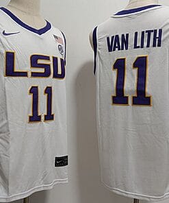 Hailey Van Lith Jersey #11 Lsu Tigers College Basketball Stitched White