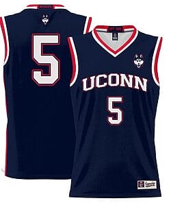 Hassan Diarra Jersey #5 UConn Huskies College Basketball No Name Navy