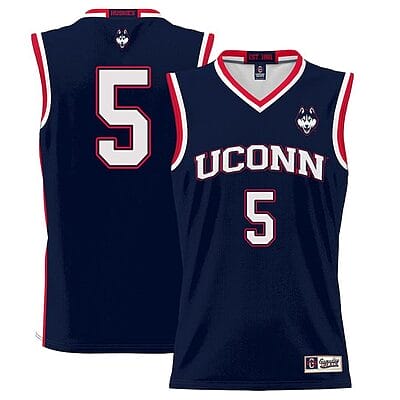 Hassan Diarra Jersey #5 UConn Huskies College Basketball No Name Navy