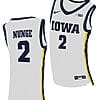 Jack Nunge Jersey #2 Iowa Hawkeyes College Basketball White