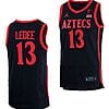 Jaedon LeDee Jersey #13 San Diego State Aztecs College Basketball Black