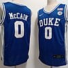 Jared McCain Jersey #0 Duke Blue Devils College Basketball Stitched Blue