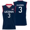 Joey Calcaterra Jersey #33 UConn Huskies College Basketball Navy